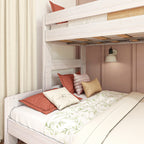 Max and Lily Farmhouse Twin XL over Queen Bunk Bed