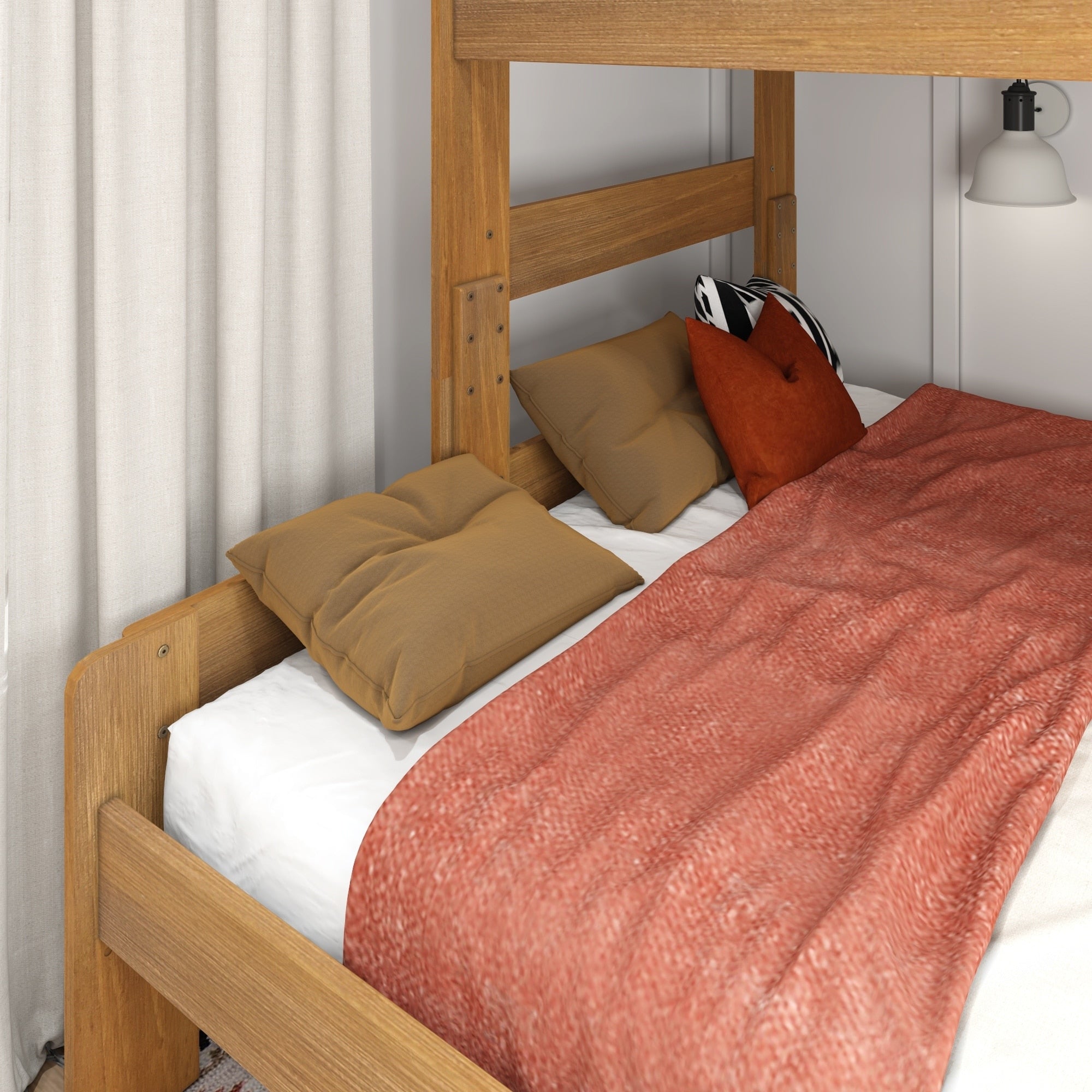 Lit superposé double XL sur Queen de Max et Lily Farmhouse