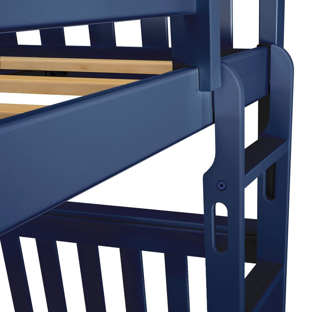 Max and Lily Twin over Twin Solid Wood Bunk Bed