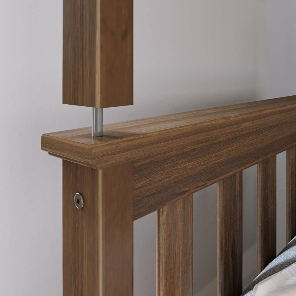 Max and Lily Twin over Twin Solid Wood Bunk Bed