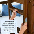 Max and Lily Twin over Twin Solid Wood Bunk Bed