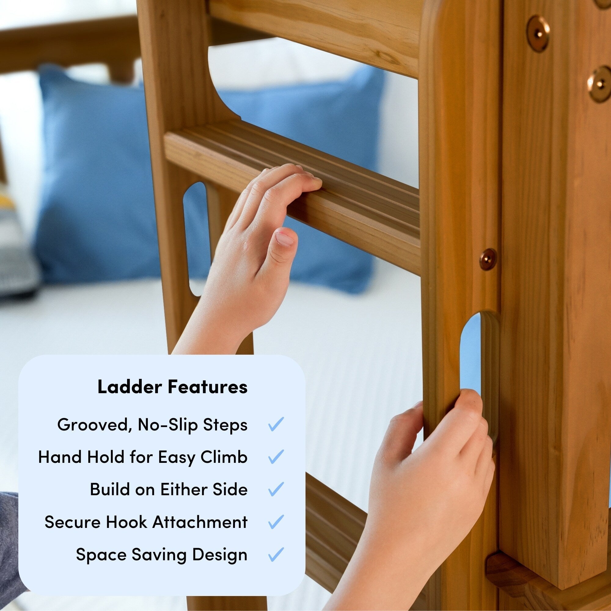 Max and Lily Twin over Twin Solid Wood Bunk Bed