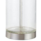 Lot de 2 lampes de table en verre transparent (23,75 €) - 13 x 13 x 23,75 €