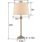 Ensemble de 2 lampes de table pour buffet