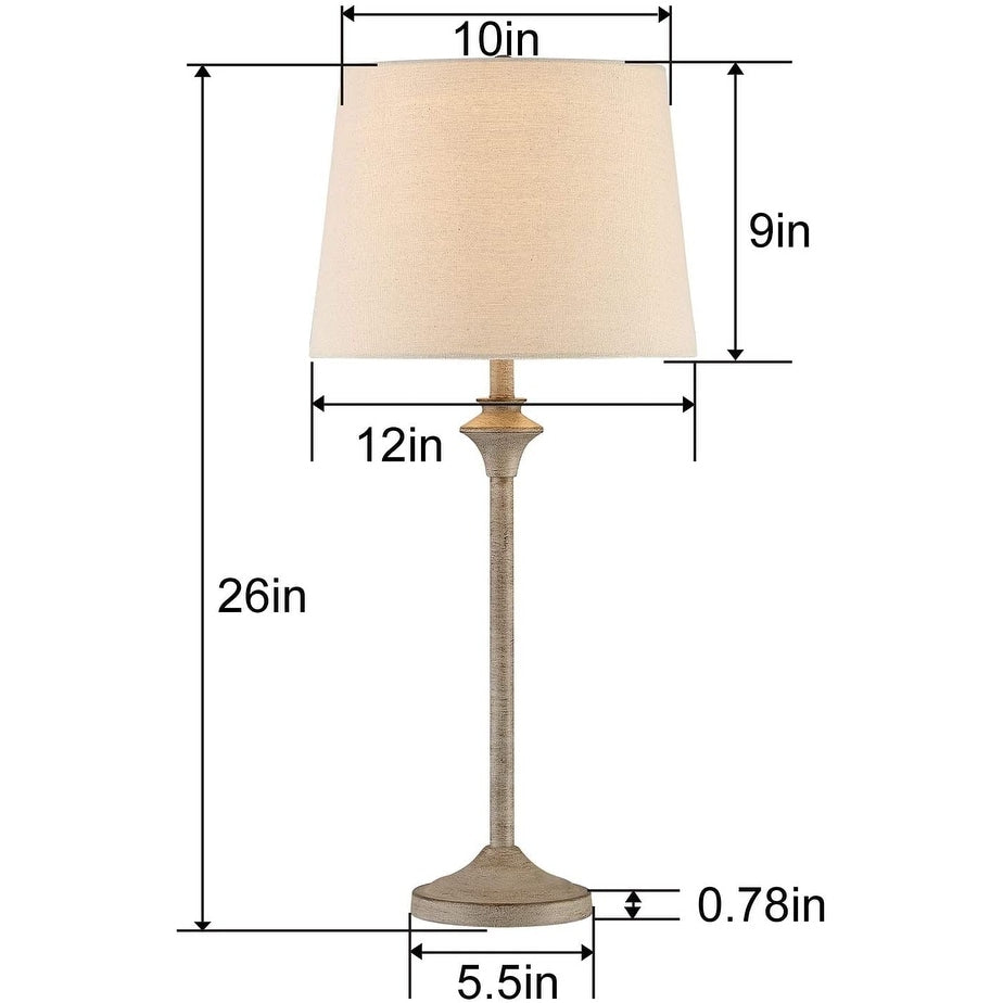 Ensemble de 2 lampes de table pour buffet