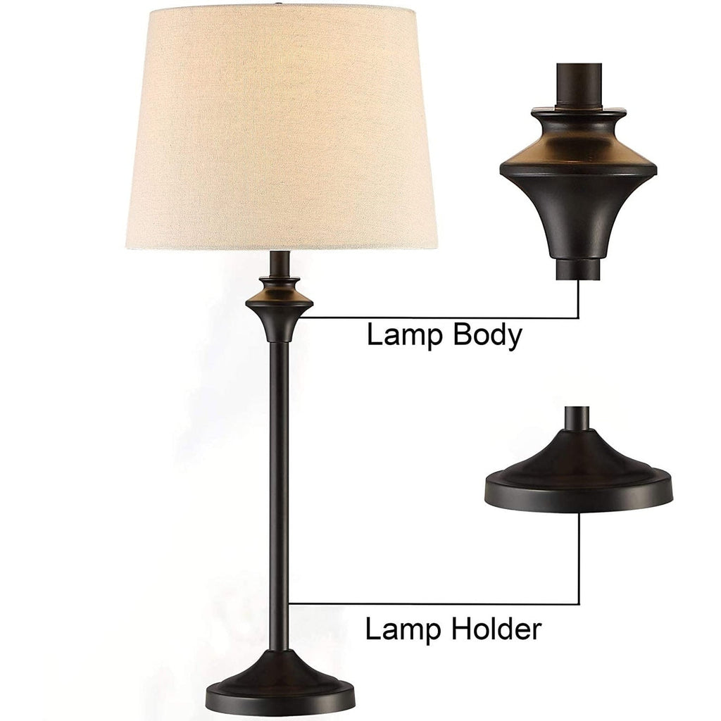 Ensemble de 2 lampes de table pour buffet