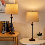 Ensemble de 2 lampes de table pour buffet