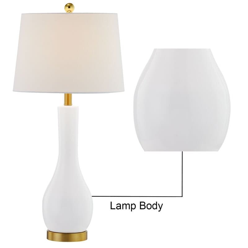 Ensemble de 2 lampes de table en céramique avec port USB (28,5 cm)