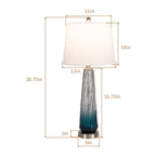 Ensemble de 2 lampes de chevet bleu dégradé Maxax 28,75