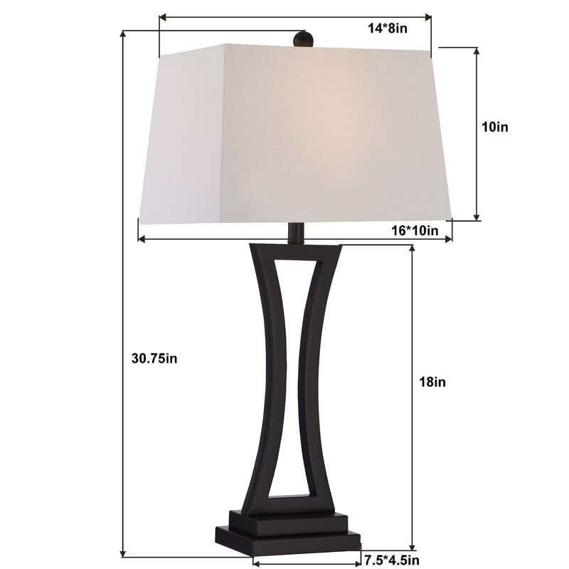 Ensemble de lampes de chevet Maxax 30,75 (lot de 2)