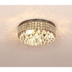 Plafonnier encastré Maxax 4 lumières 15 po en métal cristal - N/A