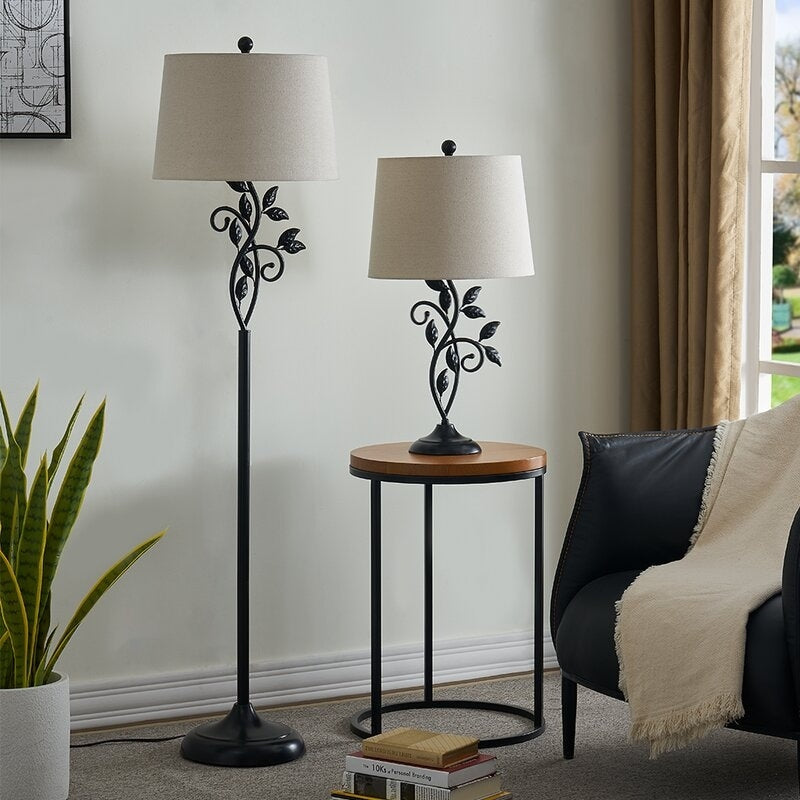 Lampadaire traditionnel à 59 feuilles