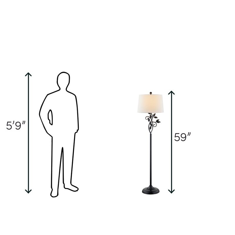 Lampadaire traditionnel à 59 feuilles