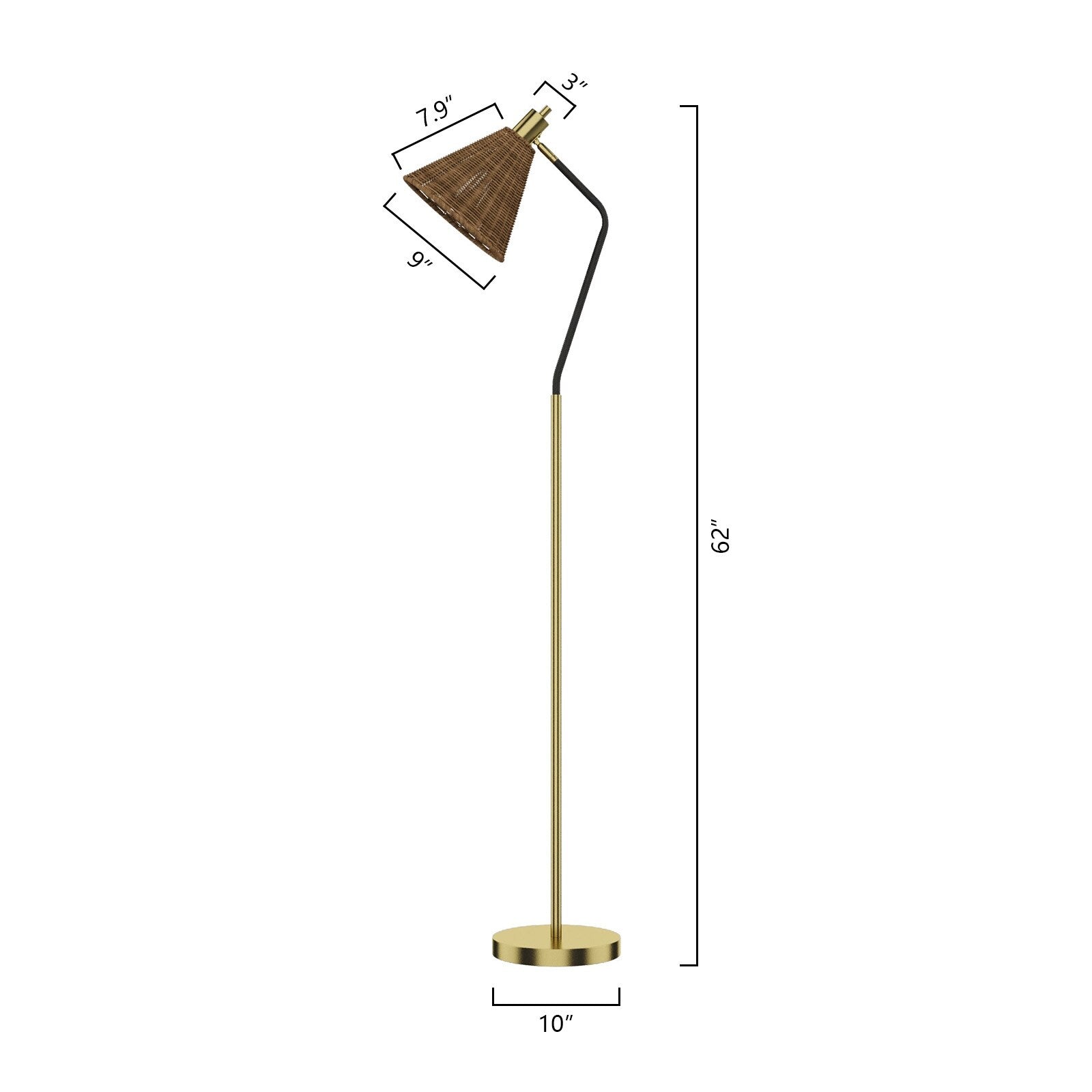 Lampadaire de travail/lecture Maxax 62