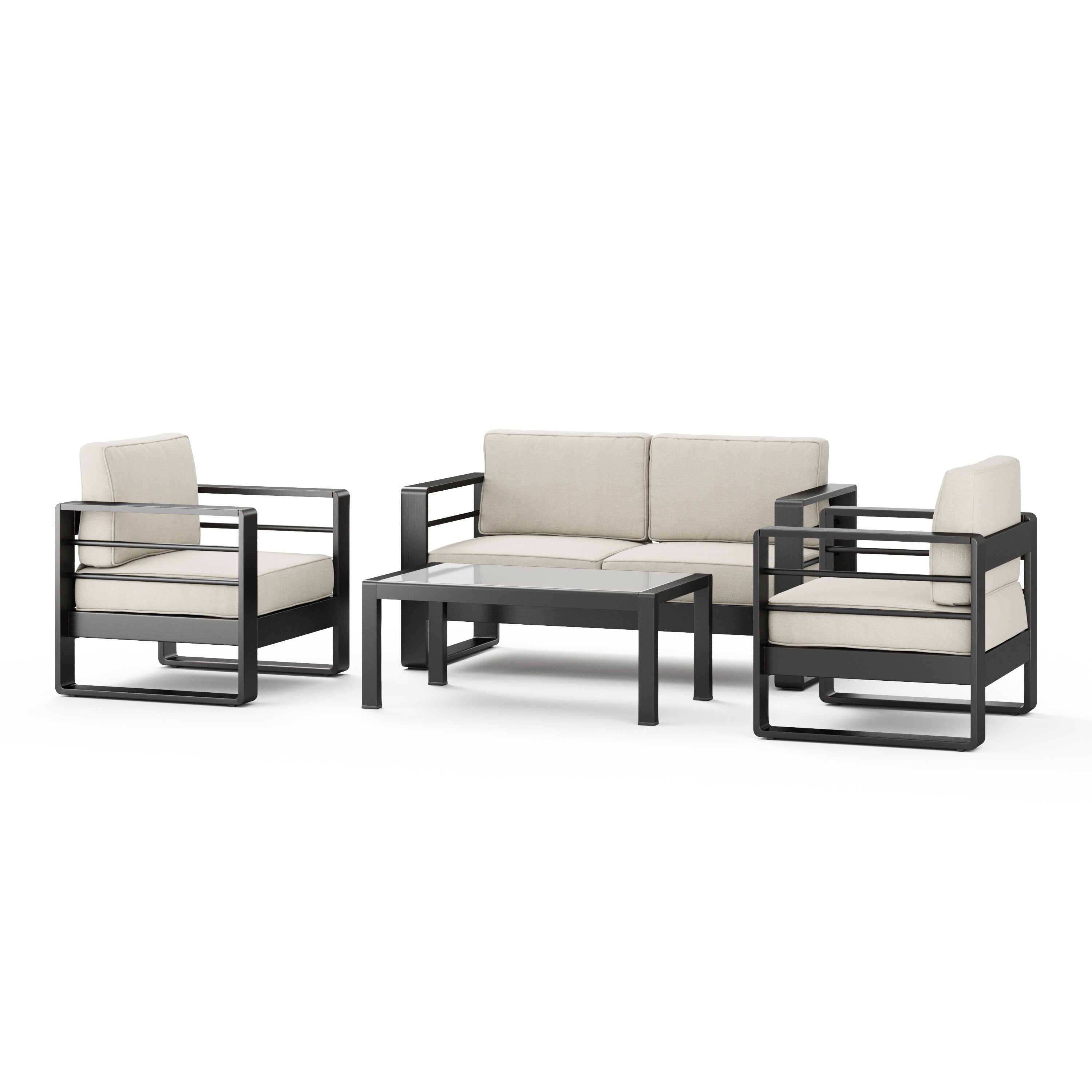 Ensemble de chat en aluminium Maya Bay par Christopher Knight Home