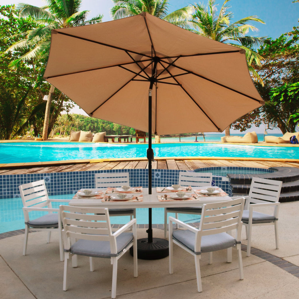 Maypex 9-foot Crank and Tilt Market Umbrella
