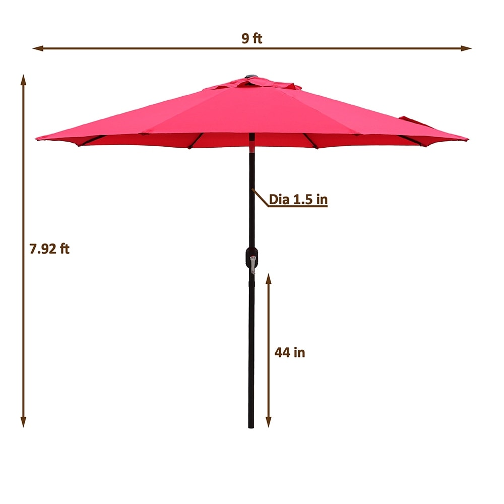 Maypex 9-foot Crank and Tilt Market Umbrella