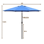 Maypex 9-foot Crank and Tilt Market Umbrella