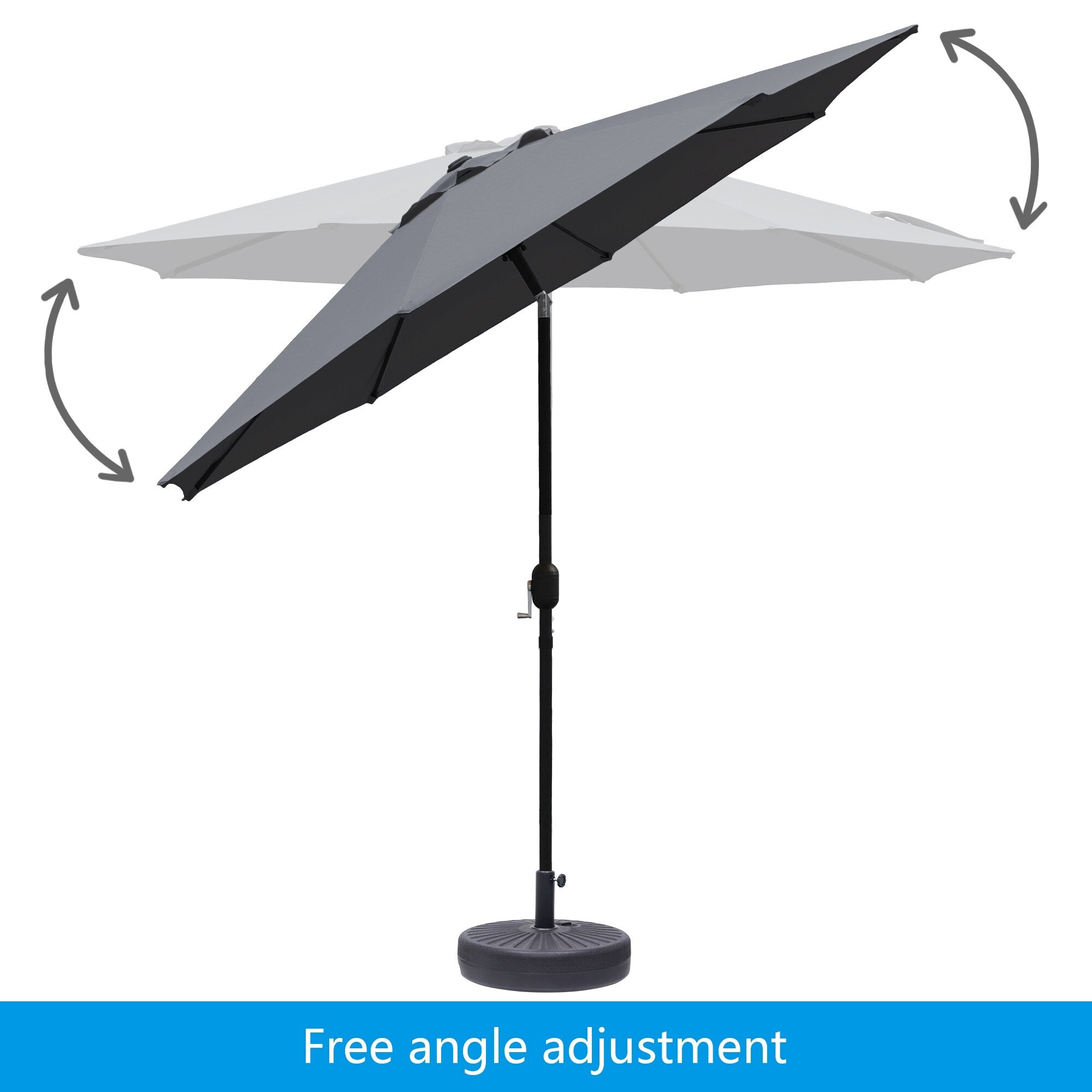 Maypex 9-foot Crank and Tilt Market Umbrella