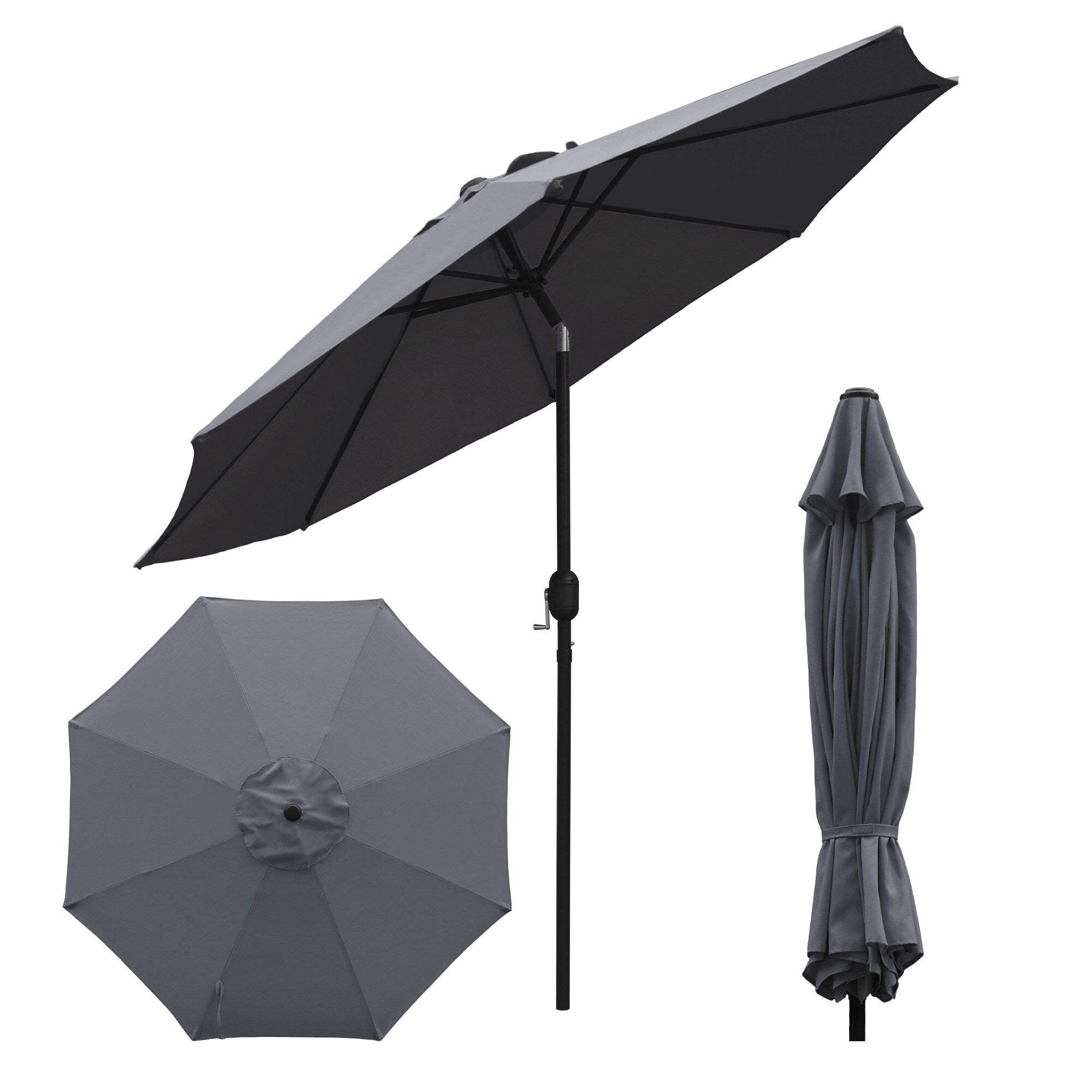Maypex 9-foot Crank and Tilt Market Umbrella