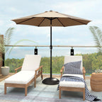 Maypex 9-foot Crank and Tilt Market Umbrella