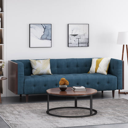 Christopher Knight Home - Canapé 3 places capitonné contemporain McLarnan - 89,75 L x 31,50 l x 30,25 H