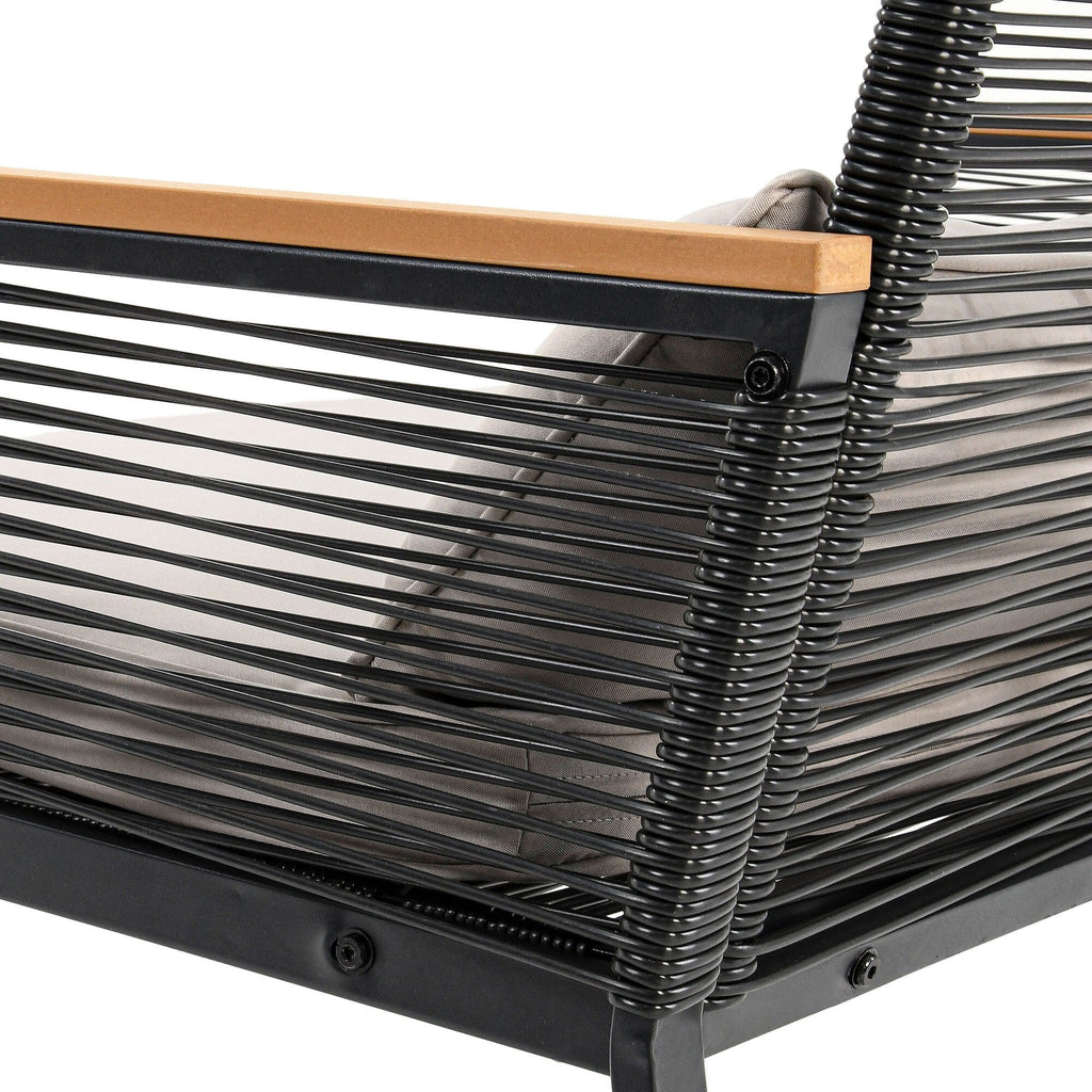 Ensemble de sièges McFerran pour 4 personnes avec coussins