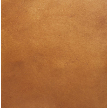Canapé Ricciardo en cuir véritable cognac - 86,6 L x 38,6 l x 26,4 H