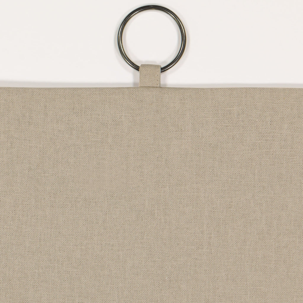 Rideau de ferme en toile de protection Mercantile filtrant la lumière avec languette et cantonnière