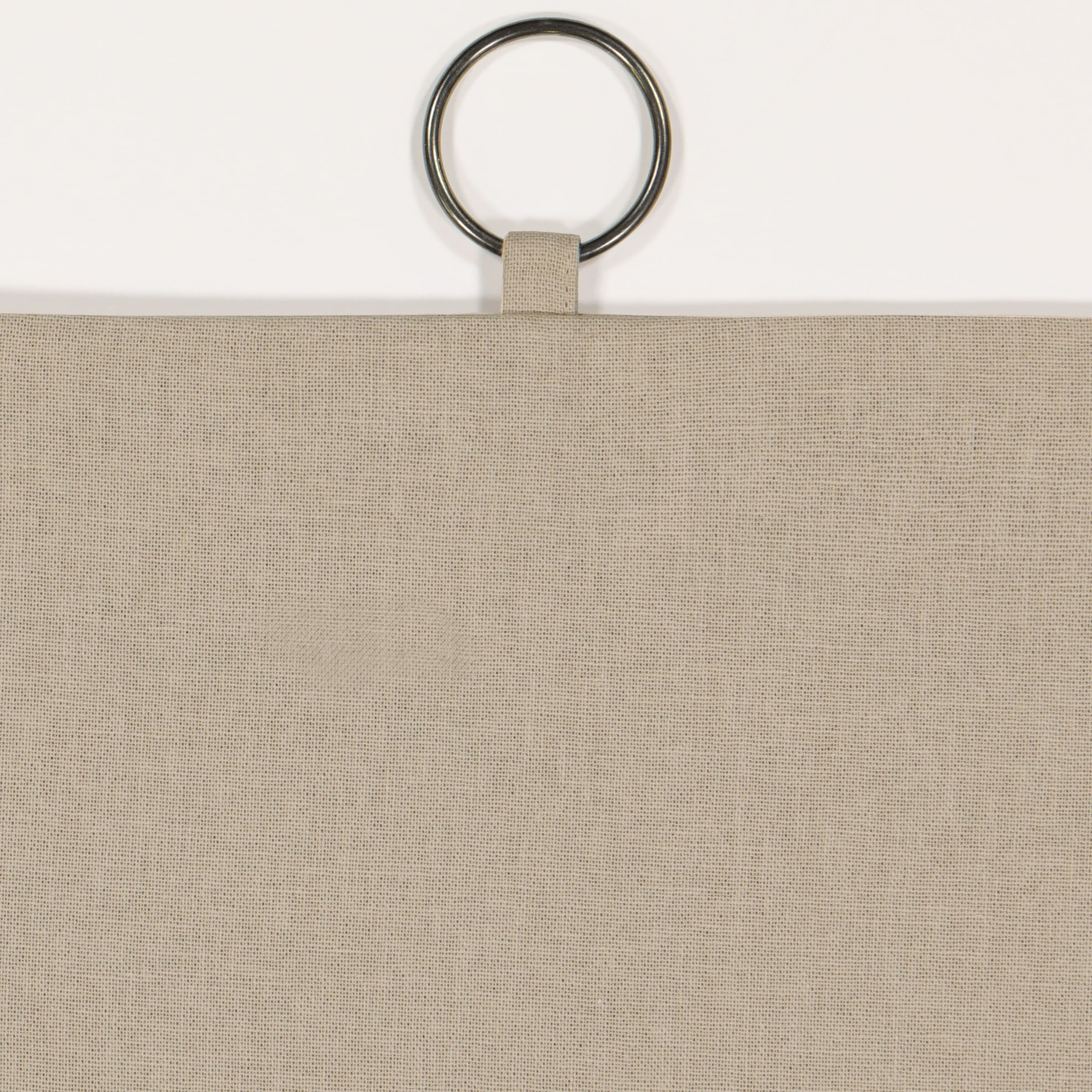 Rideau de ferme en toile de protection Mercantile filtrant la lumière avec languette et cantonnière