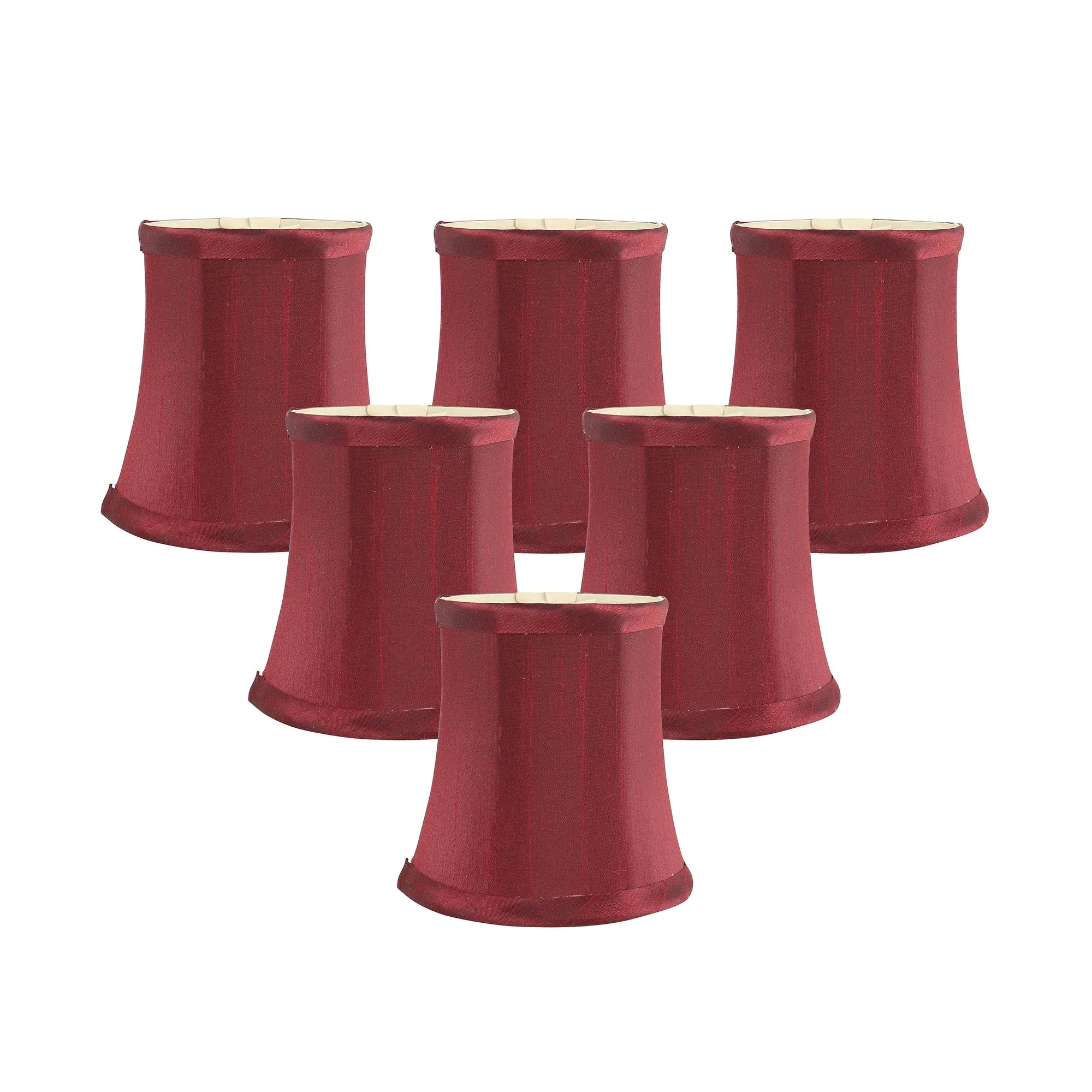 Abat-jour de lustre Meriville, 3 pouces x 4,5 pouces x 4,5 pouces, à clipser