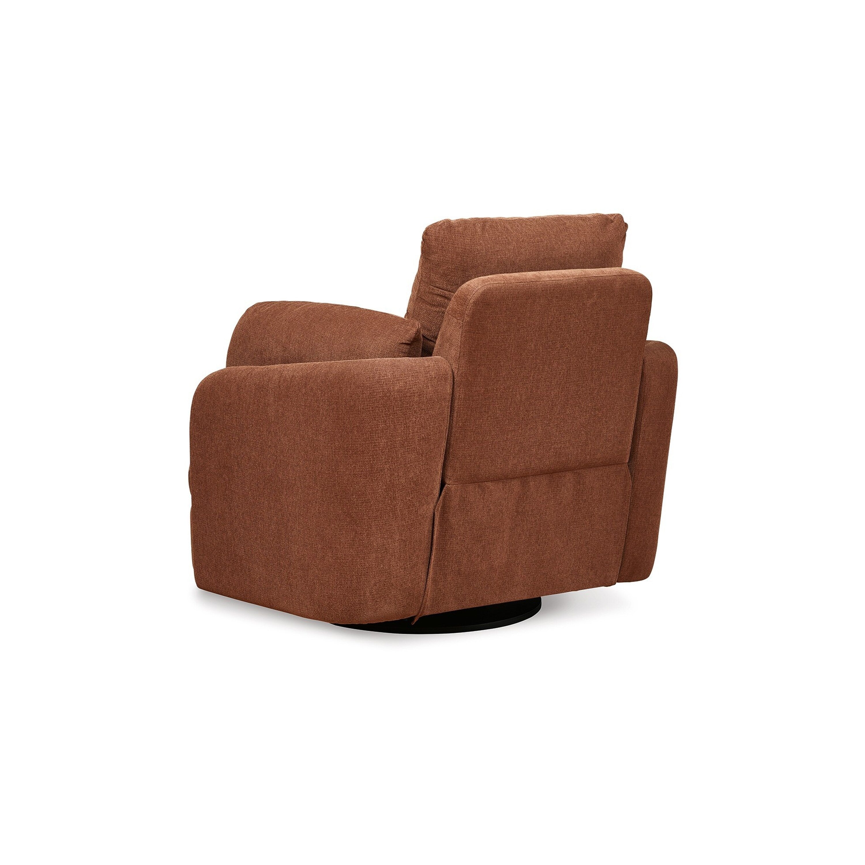 Fauteuil inclinable manuel pivotant Meso, polyester Nuvella orange