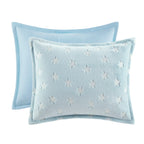 Parure de lit en peluche phosphorescente Avery Aqua par Intelligent Design Kids