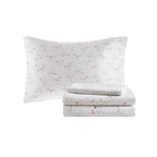 Parure de lit avec draps et housse de couette pour enfants Mia, motif arc-en-ciel et étoiles métalliques, design intelligent