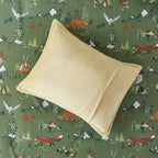 Parure de lit réversible en peluche pour enfants Theo Forest Animals, design intelligent
