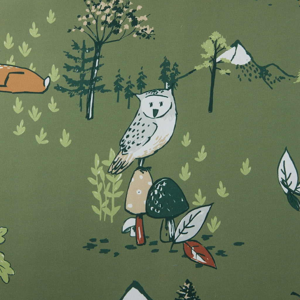 Parure de lit réversible en peluche pour enfants Theo Forest Animals, design intelligent