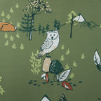 Parure de lit réversible en peluche pour enfants Theo Forest Animals, design intelligent