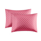 Parure de draps 100 % coton à pois au design intelligent