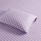 Parure de draps 100 % coton à pois au design intelligent