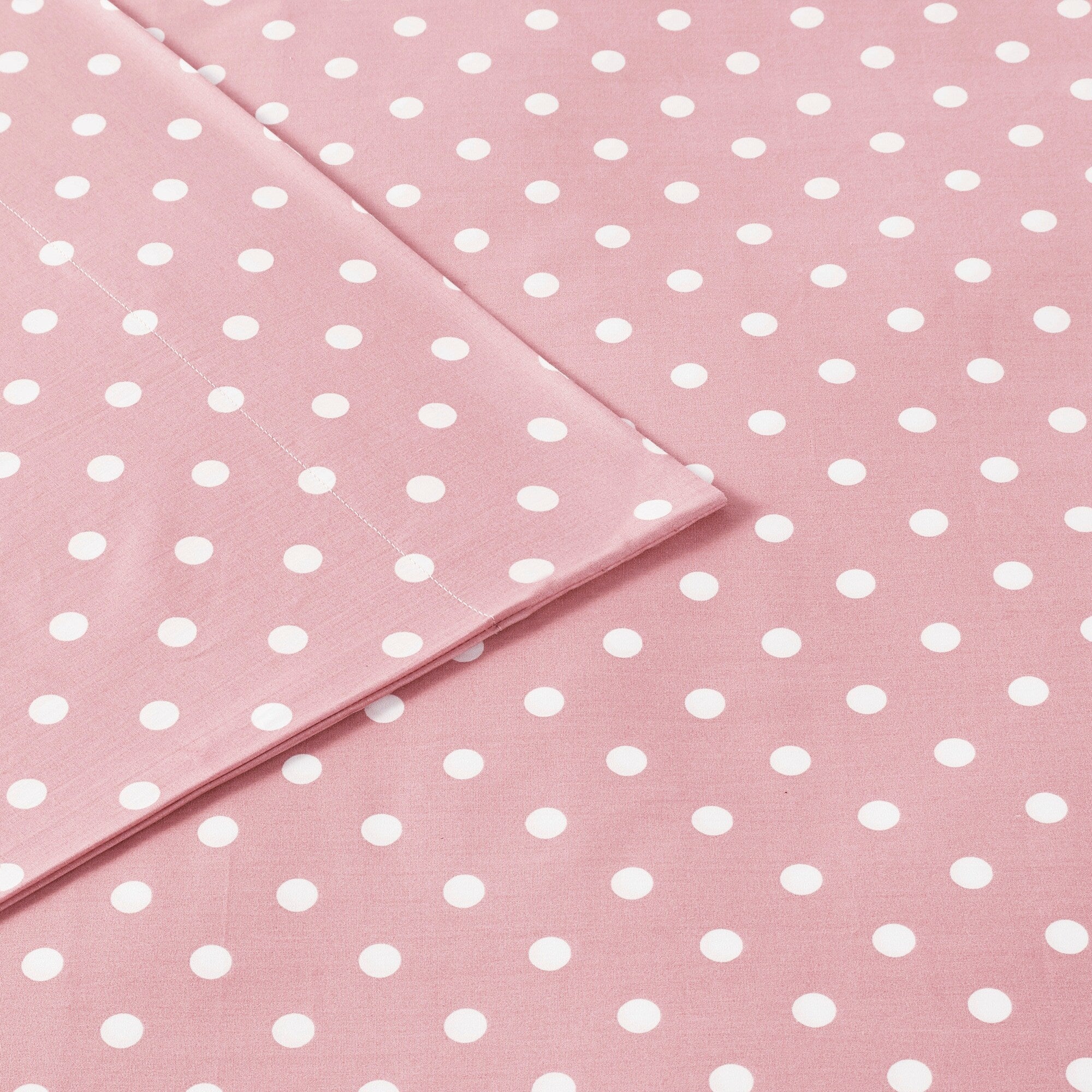 Parure de draps 100 % coton à pois au design intelligent