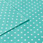 Parure de draps 100 % coton à pois au design intelligent