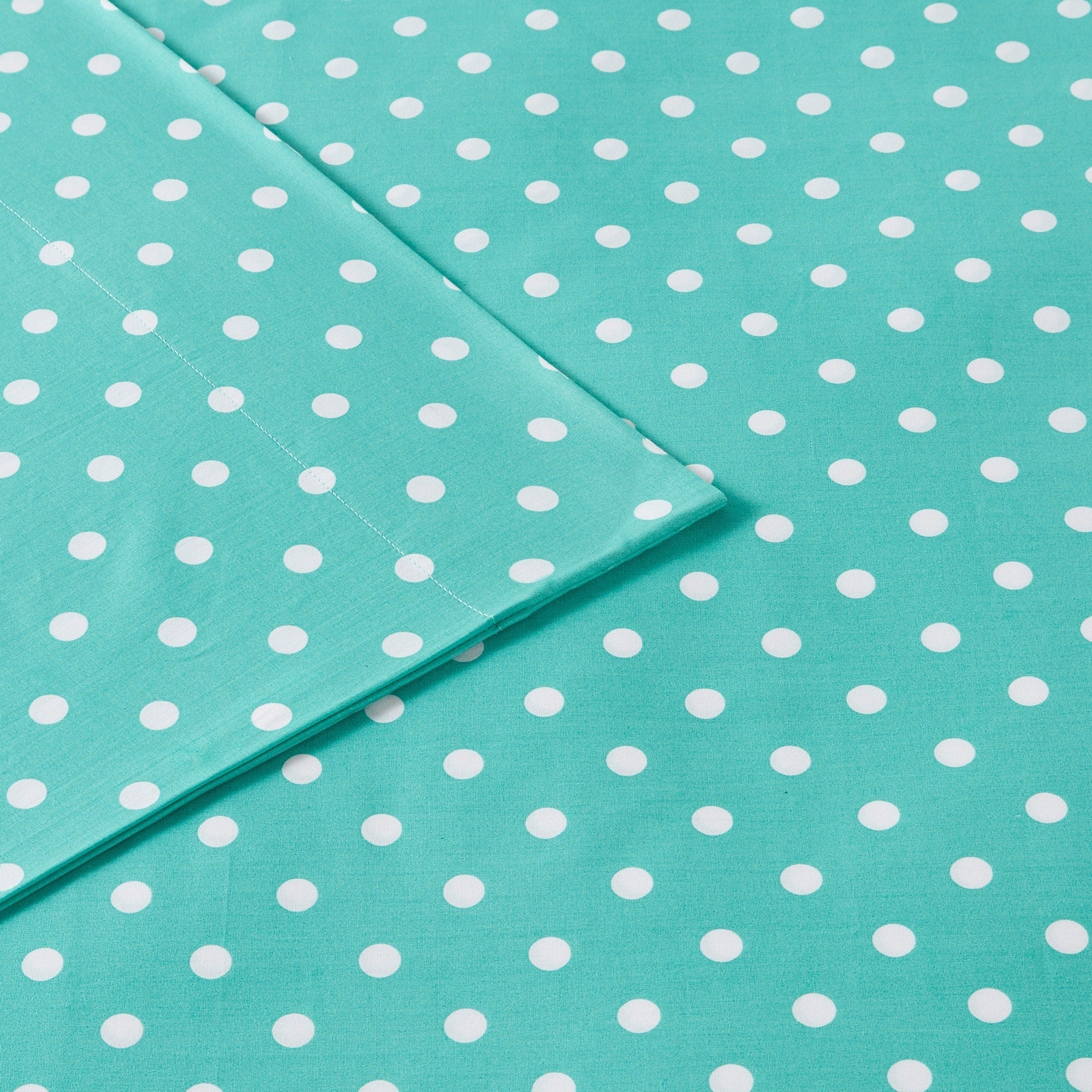 Parure de draps 100 % coton à pois au design intelligent