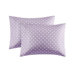 Parure de draps 100 % coton à pois au design intelligent