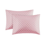 Parure de draps 100 % coton à pois au design intelligent