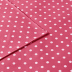 Parure de draps 100 % coton à pois au design intelligent