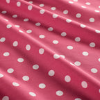 Parure de draps 100 % coton à pois au design intelligent