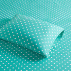 Parure de draps 100 % coton à pois au design intelligent