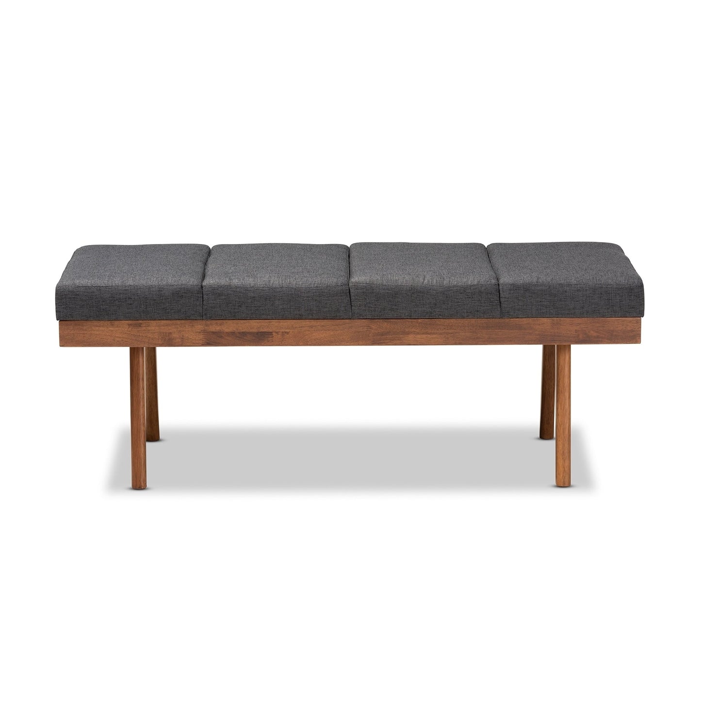 Banc en tissu du milieu du siècle