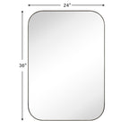 Miroirs muraux ronds en métal chic et moderne du milieu du siècle TEHOME