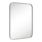 Miroirs muraux ronds en métal chic et moderne du milieu du siècle TEHOME